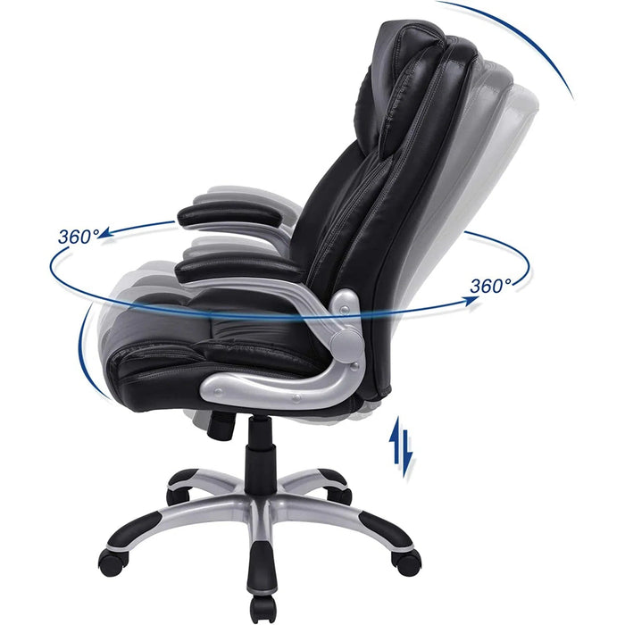 Prémiová kancelářská židle, manažerská židle, černá