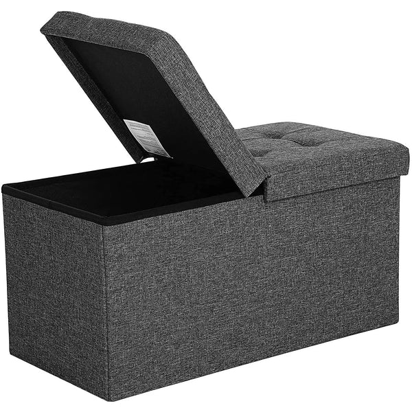 Skládací lavice 80 L, taburet, tmavě šedá barva