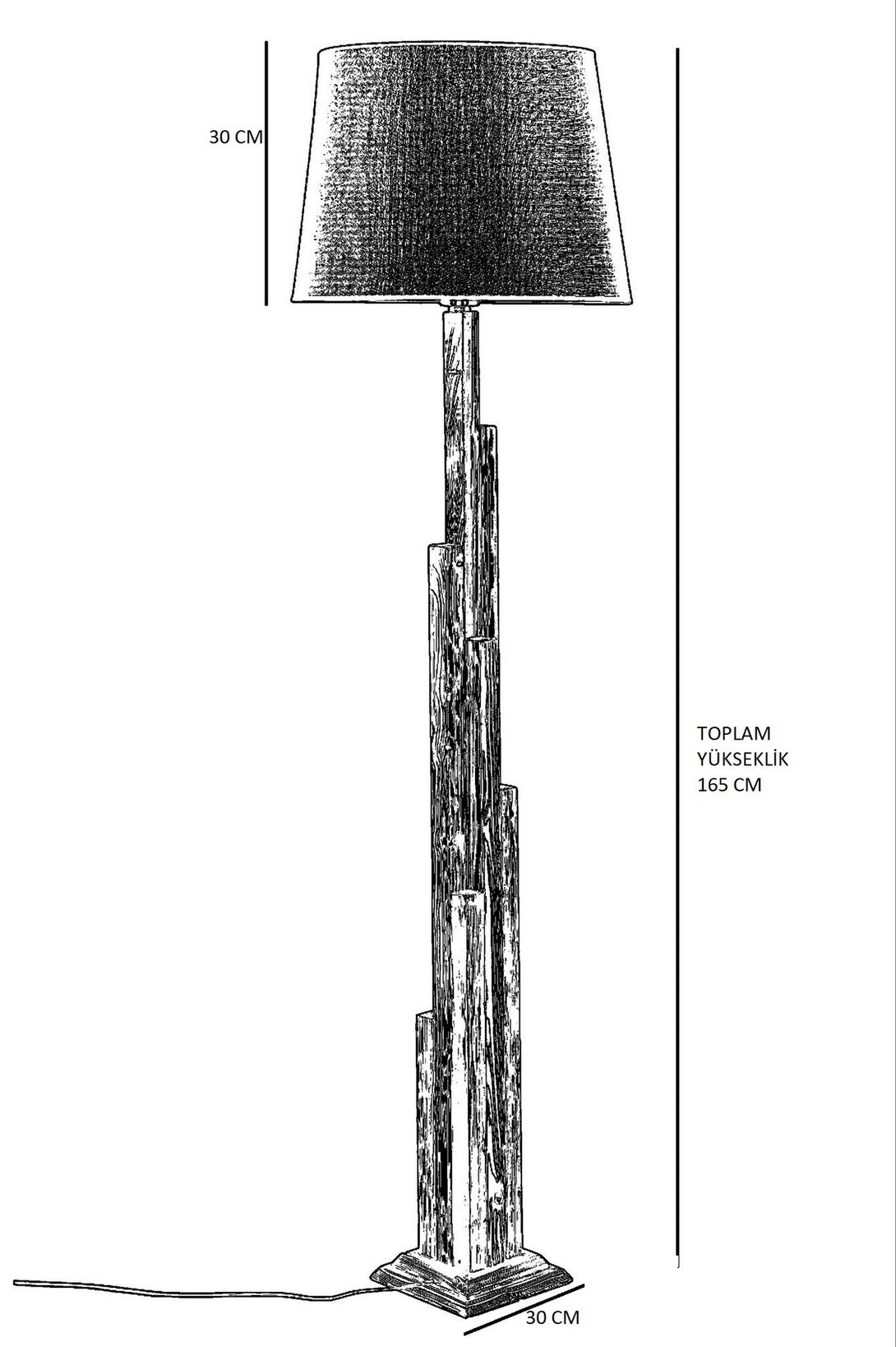 Stojací lampa, 8300-1-Állólámpa-Vashome.cz