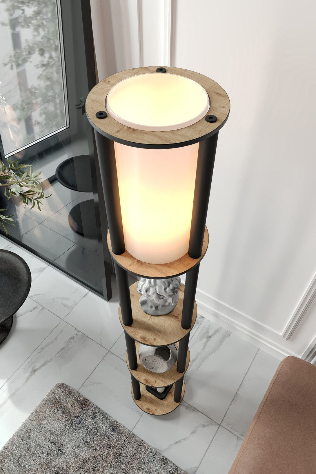 Stojací lampa, KS-11107-Állólámpa-Vashome.cz