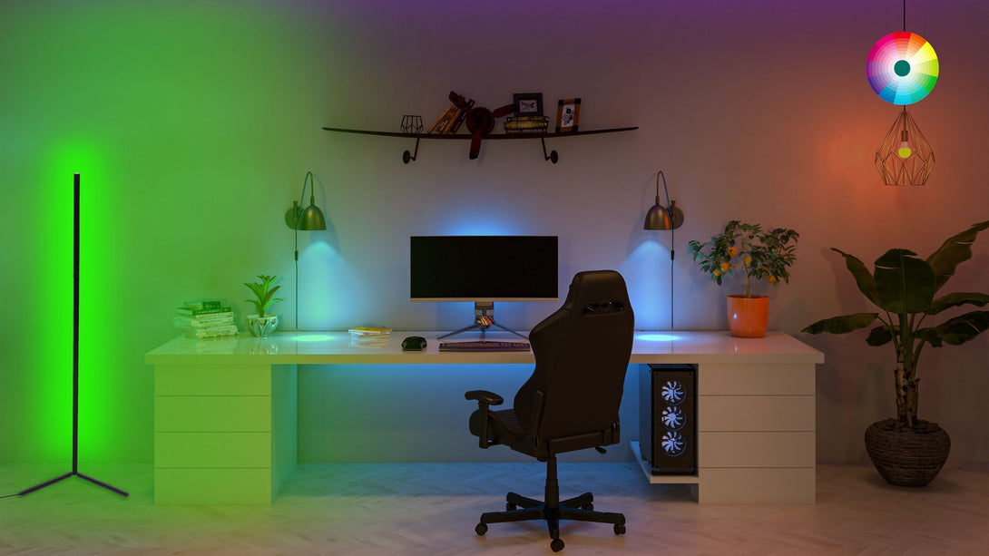 Stojací lampa, Lumos - Multicolor-Állólámpa-Vashome.cz