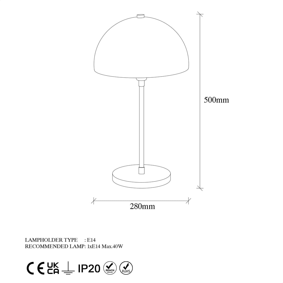 Stolní lampa, Varzan - 10857-Asztali lámpa-Vashome.cz