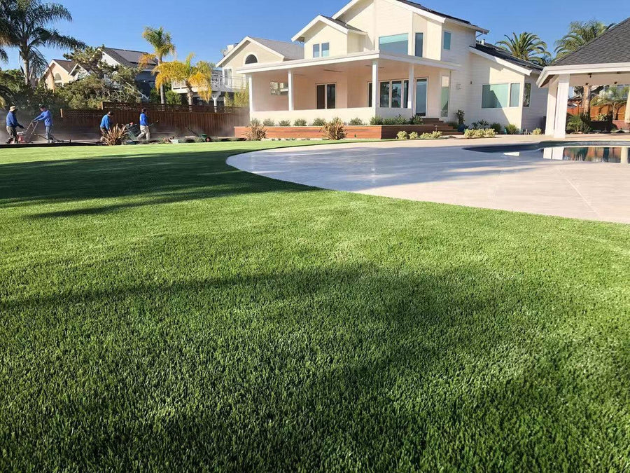 VASHOME EcoTurf umělý trávník v rolích, DIY, hustý, bujný, realistický, tloušťka 35 mm, 2×2 m (4 m²)-Umělé trávníky-Vashome.cz