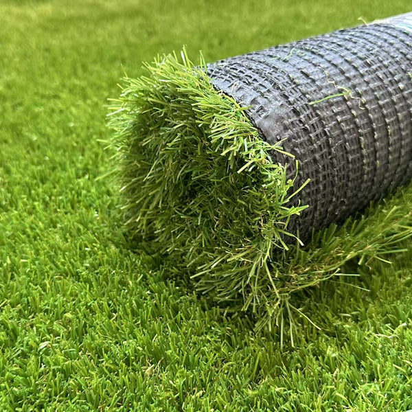VASHOME EcoTurf umělý trávník v rolích, DIY, hustý, bujný, realistický, tloušťka 35 mm, 2×2 m (4 m²)-Umělé trávníky-Vashome.cz