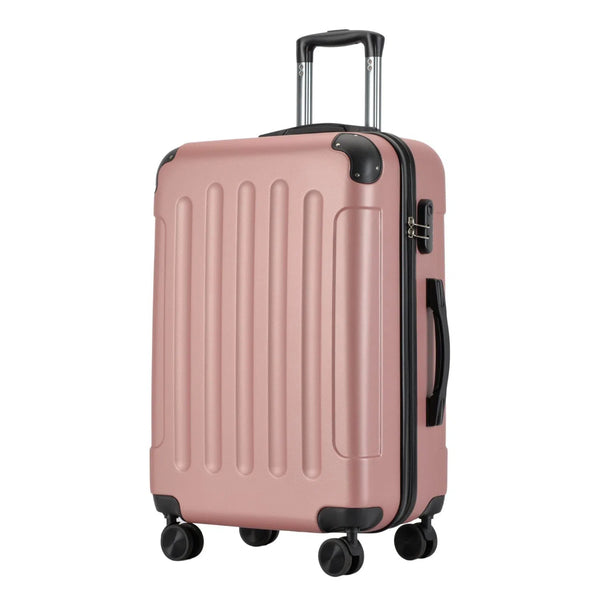 VERTICAL 4 kolečka střední kufr 65x44,5x27 cm, velikost M, Rose Gold | BONTOUR-Střední kufr-Vashome.cz