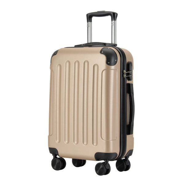 VERTICAL kabinový kufr na 4 kolečkách 55x39x20cm Šampaňské | BONTOUR