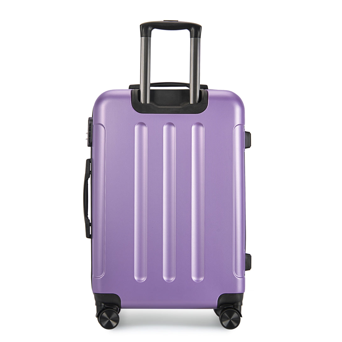 VERTICAL kabinový kufr na 4 kolečkách 55x39x20cm růžově fialová | BONTOUR-Kabinové kufry-Vashome.cz