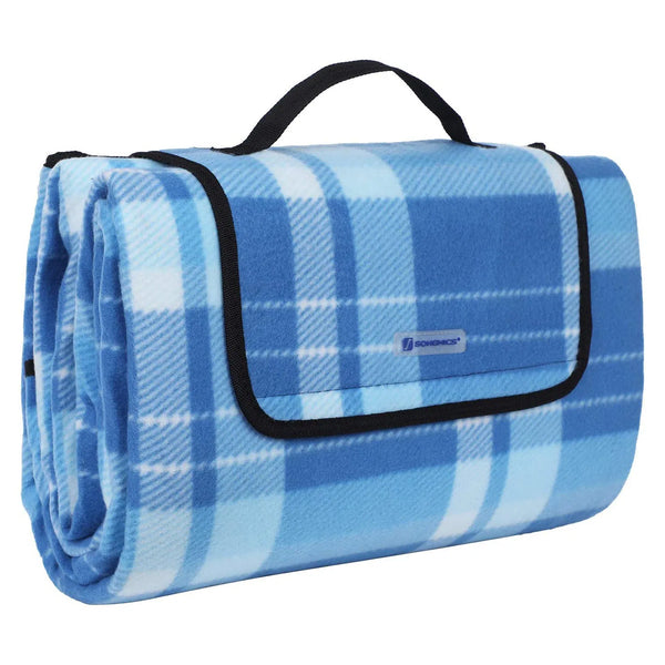 XXL pikniková deka vodotěsná 200x200 cm, modrá