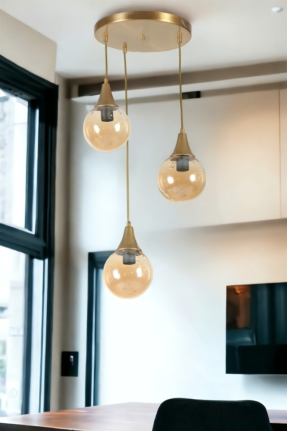 Závěsná lampa, 8809-3-Mennyezeti Lámpa-Vashome.cz