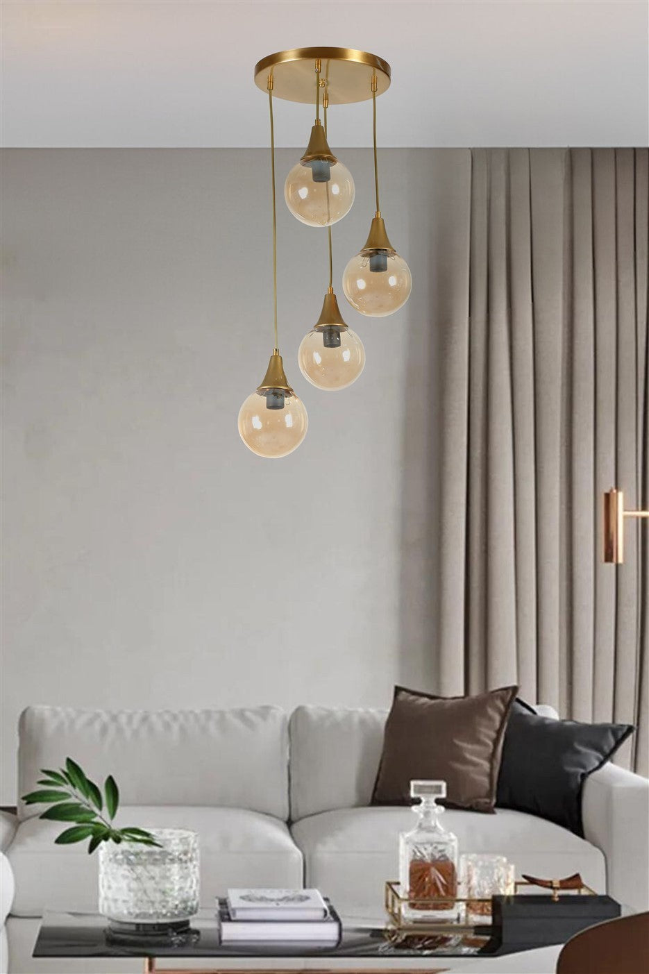 Závěsná lampa, 8809-4-Mennyezeti Lámpa-Vashome.cz