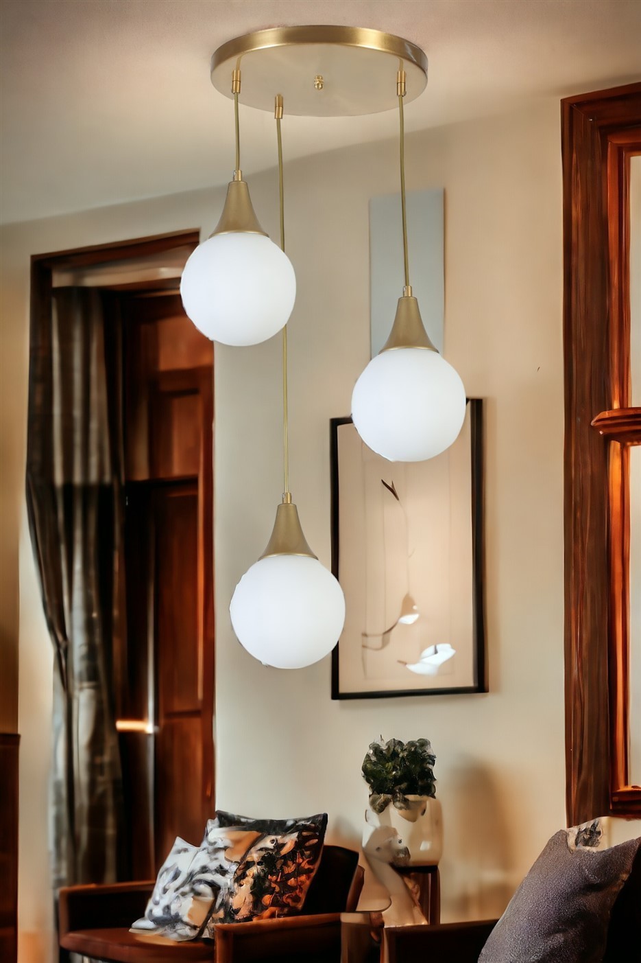 Závěsná lampa, 8810-3-Mennyezeti Lámpa-Vashome.cz