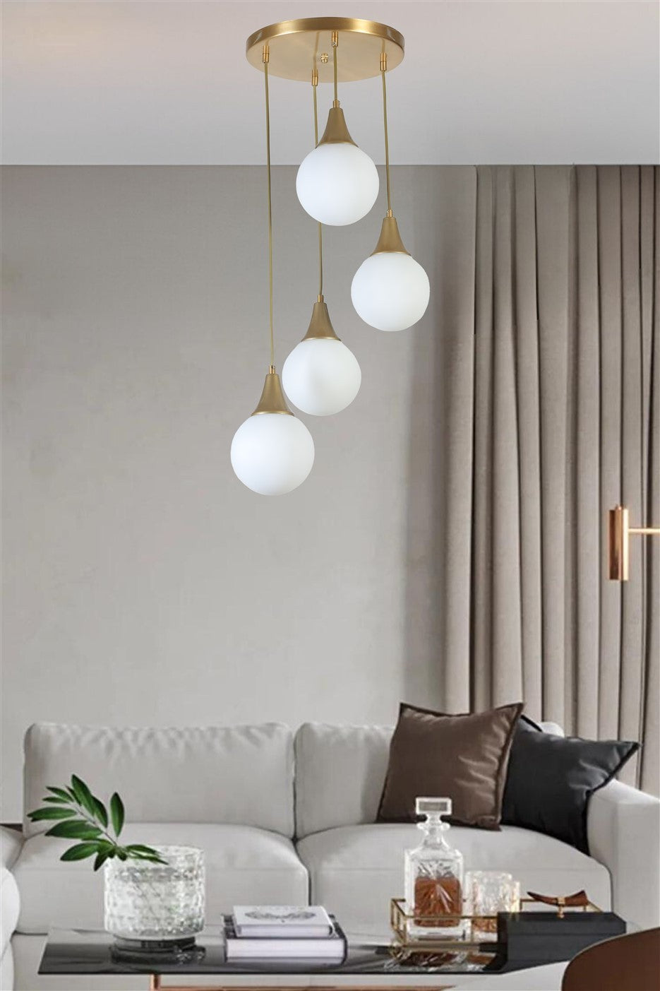 Závěsná lampa, 8810-4-Mennyezeti Lámpa-Vashome.cz