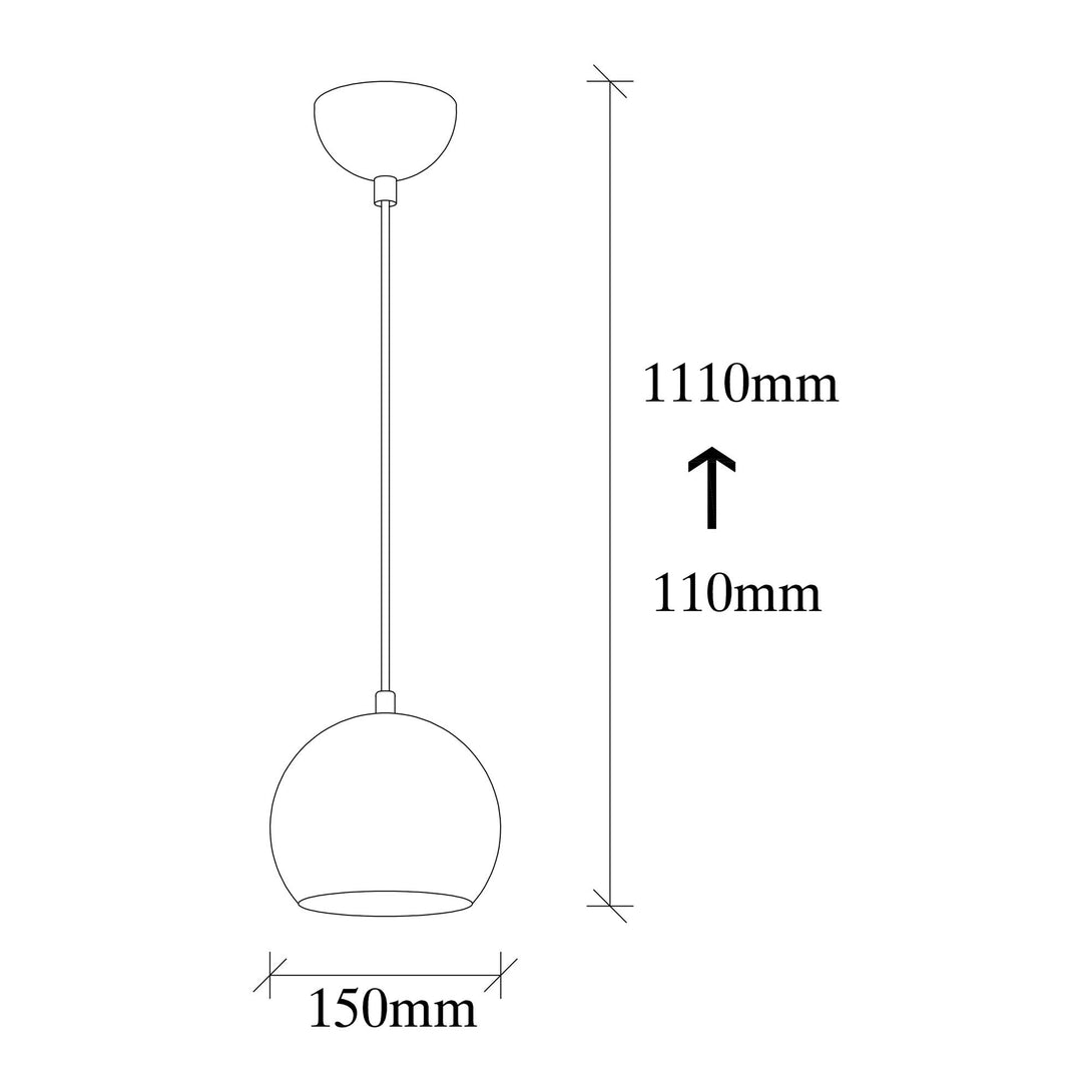 Závěsná lampa, Berceste - 242-S-Mennyezeti Lámpa-Vashome.cz