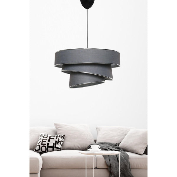 Závěsná lampa, Couper - Anthracite, Silver-Mennyezeti Lámpa-Vashome.cz