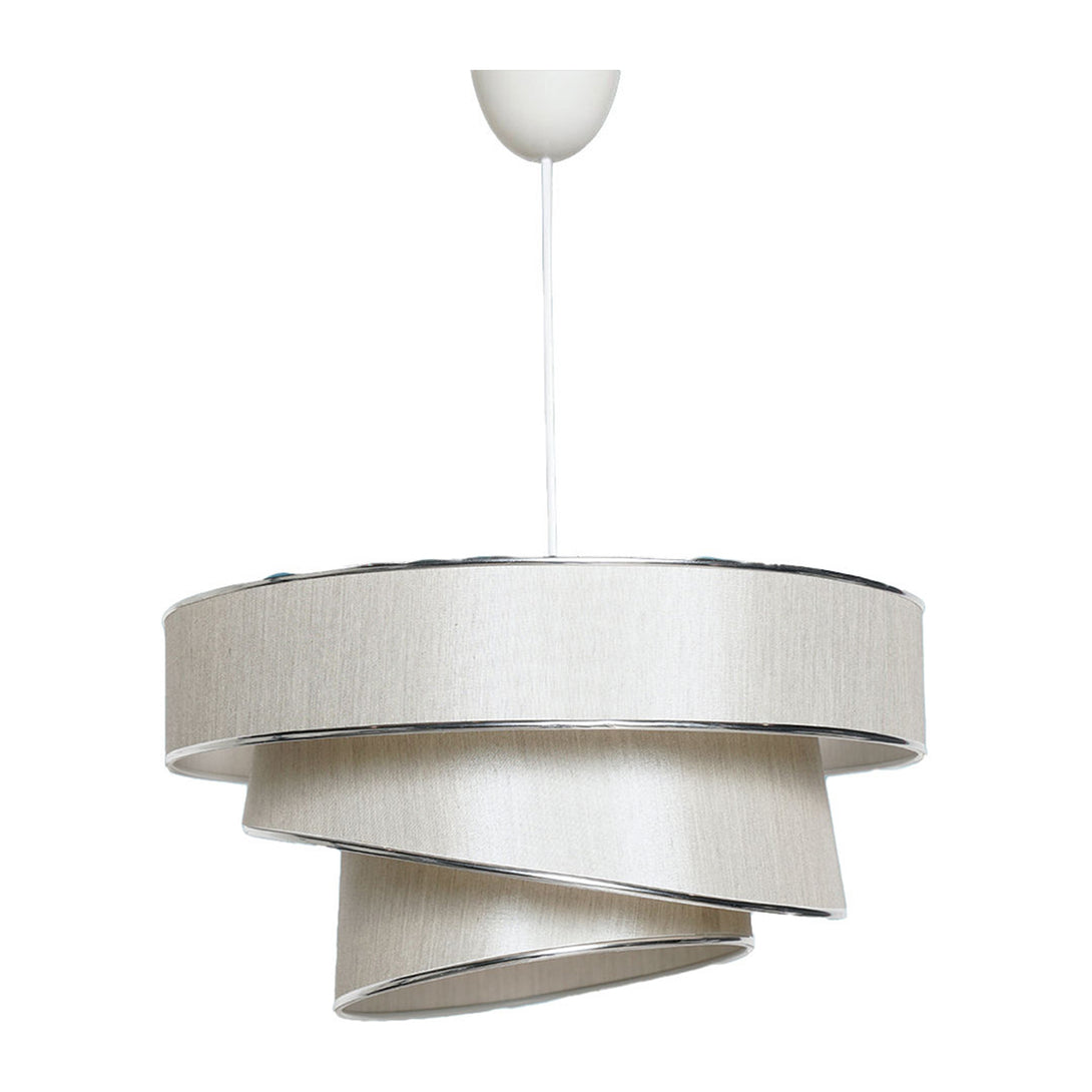 Závěsná lampa, Couper - Beige, Silver-Mennyezeti Lámpa-Vashome.cz