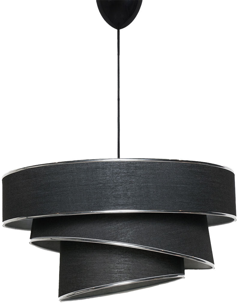 Závěsná lampa, Couper - Black, Silver-Mennyezeti Lámpa-Vashome.cz