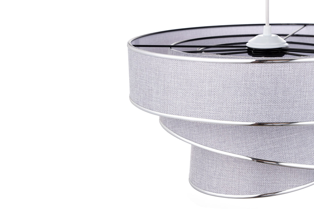 Závěsná lampa, Couper - Grey, Silver-Mennyezeti Lámpa-Vashome.cz