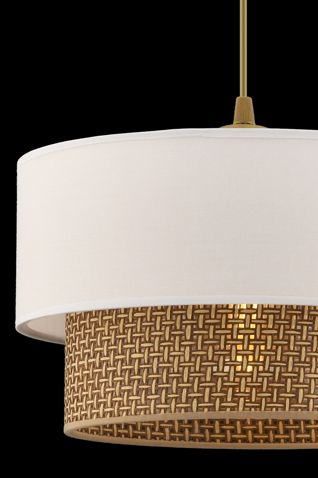 Závěsná lampa, Echo - Beige, White-Mennyezeti Lámpa-Vashome.cz