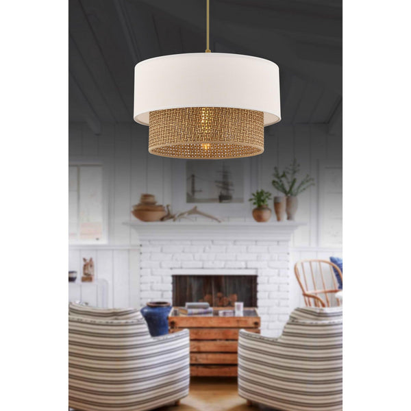 Závěsná lampa, Echo - Beige, White-Mennyezeti Lámpa-Vashome.cz