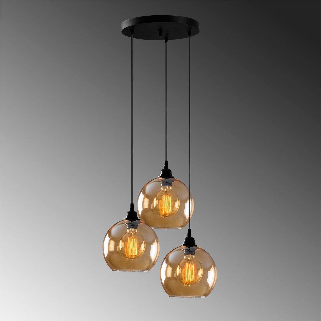 Závěsná lampa, Gold - 021-Mennyezeti Lámpa-Vashome.cz