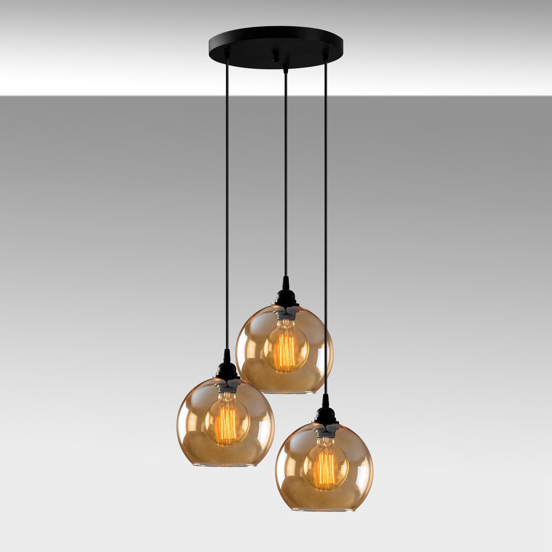 Závěsná lampa, Gold - 021-Mennyezeti Lámpa-Vashome.cz