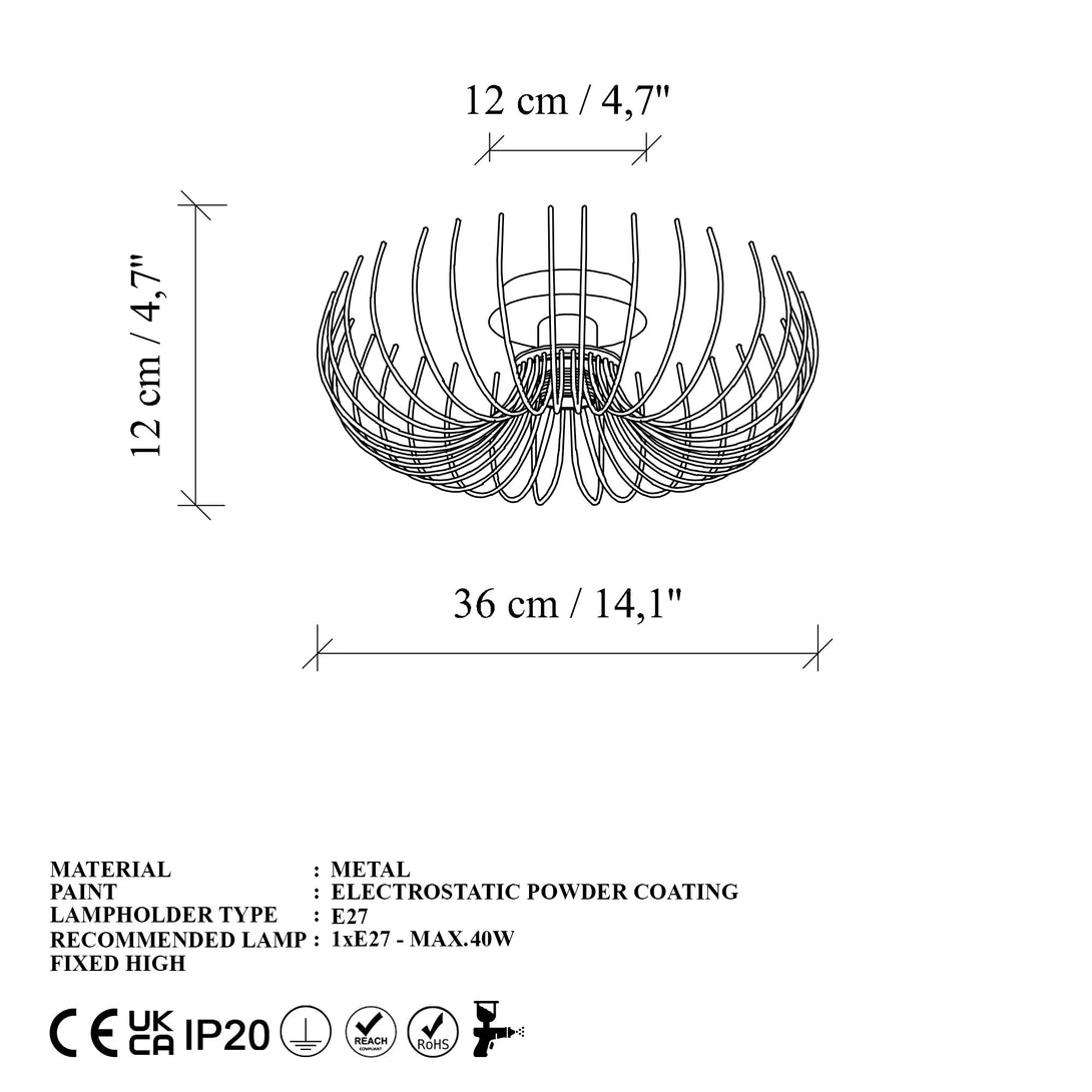 Závěsná lampa, Karsortel - N-641-1-Mennyezeti Lámpa-Vashome.cz