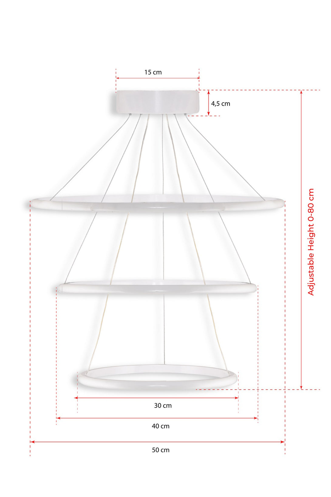 Závěsná lampa, Ursae White-White Light-Mennyezeti Lámpa-Vashome.cz