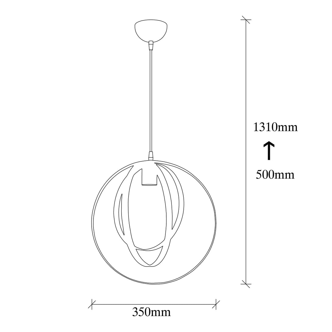 Závěsná lampa, Vaveyla - 446-S-Mennyezeti Lámpa-Vashome.cz