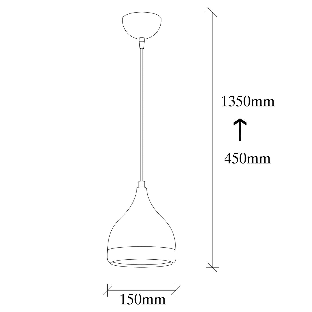 Závěsná lampa, Yıldo - 7000-Mennyezeti Lámpa-Vashome.cz